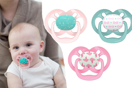 Symmetrical Pacifier with Air Flow
