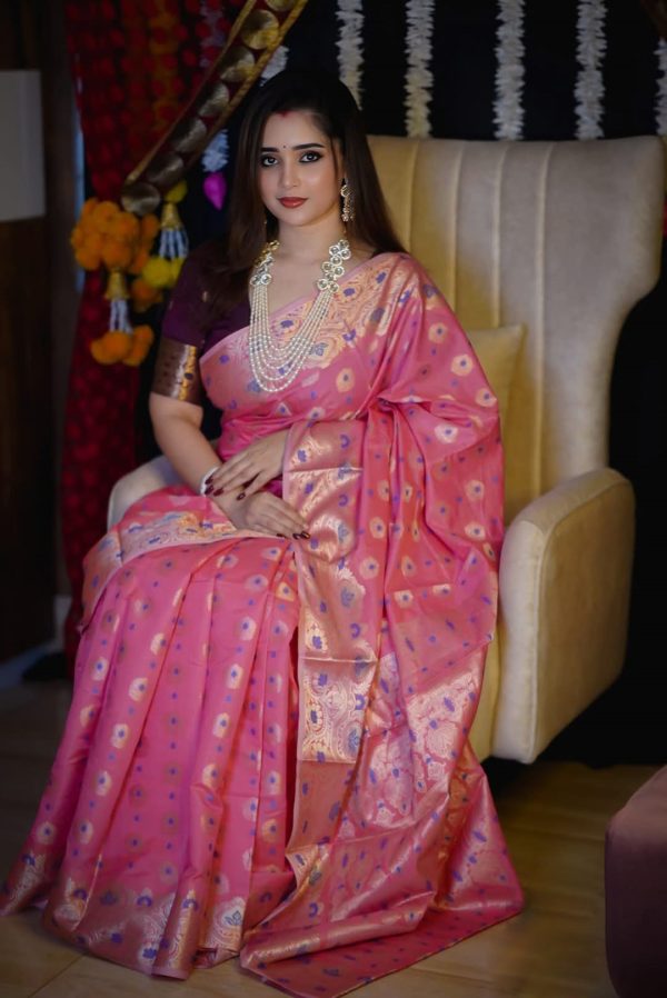 Soft Silk Katan Sharee - Image 2