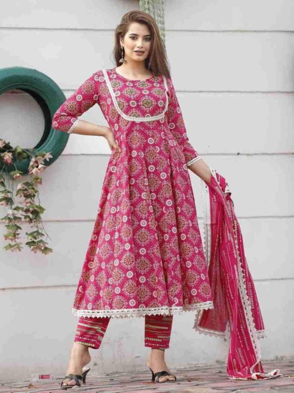 Kurti Gown Three piece - Image 4